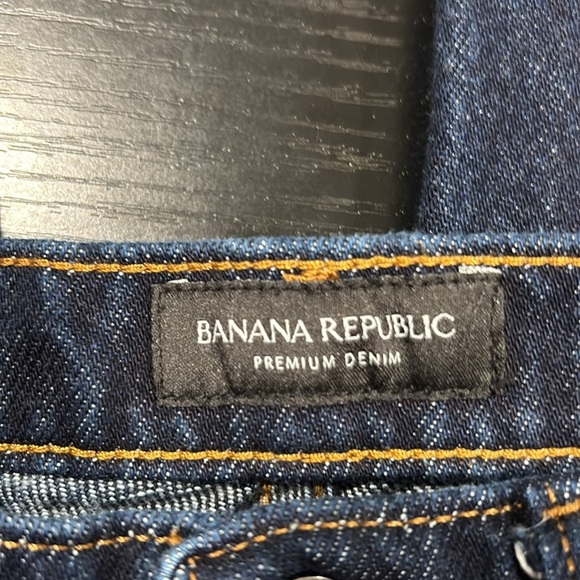 Banana Republic high rise wide leg dark wash jean size 27p - Picture 5 of 9